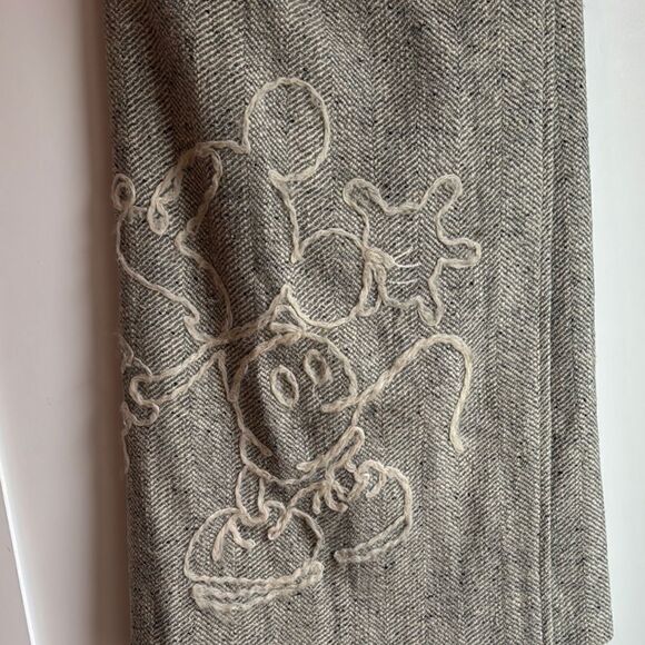 JC de Castelbajac Gray Mickey Mouse Wrap Skirt - 44 - Picture 4 of 12